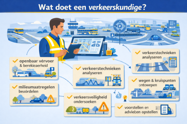 Alles over het beroep verkeerskundige Wat doet een verkeerskundige